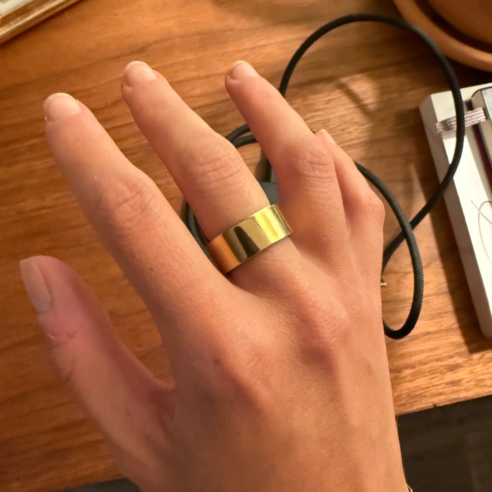 Ultrahuman Gold Smart Ring - Sz 5